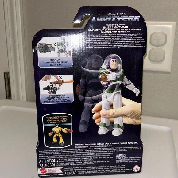 Disney Pixar Lightyear Mission Equipped Buzz Lightyear 5 Inch Action Figure, NEW - Picture 2 of 5